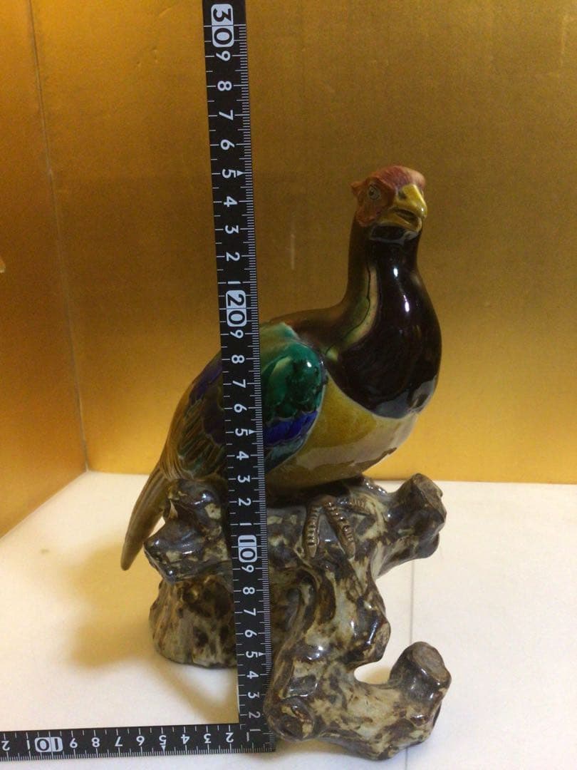九谷焼 鳥 置物 箱無し