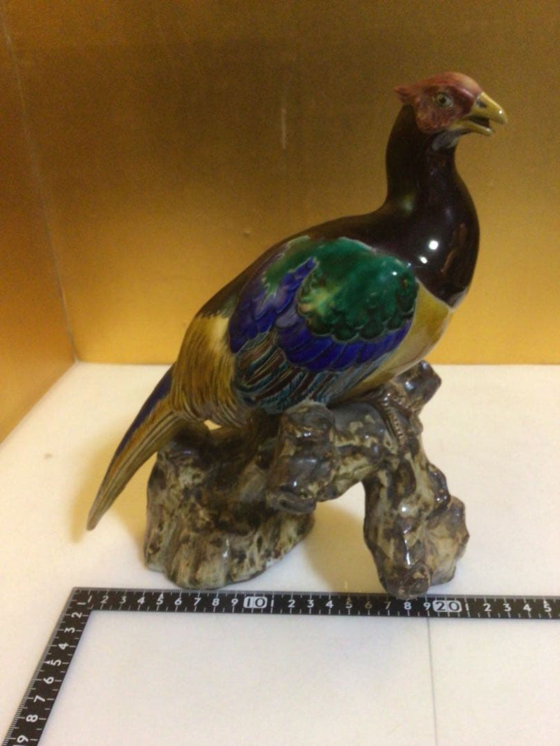 九谷焼 鳥 置物 箱無し