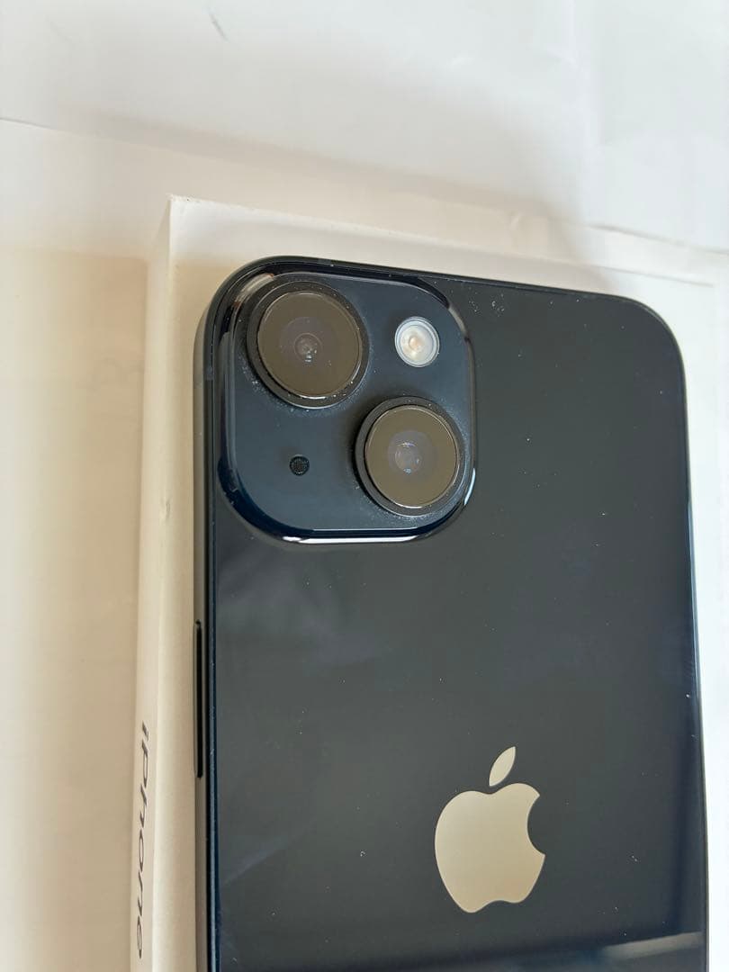 Apple iPhone 14 ブラック 新品イヤフォン・充電コード　95%