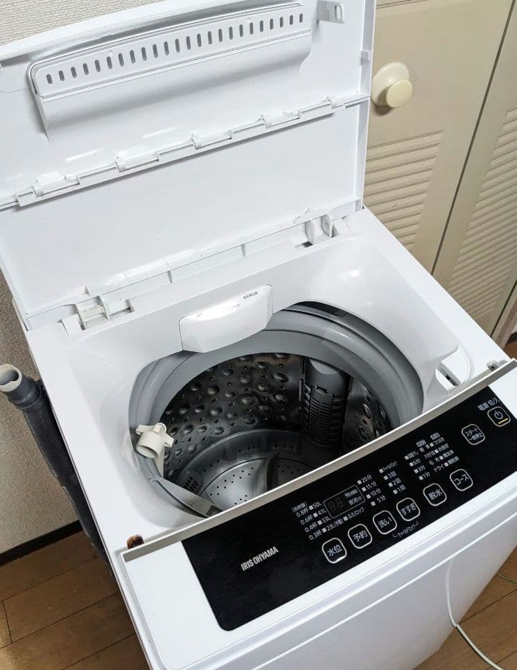 2021年 美品 全自動洗濯機 6.0kg アイリスオーヤマ IAW-T602E