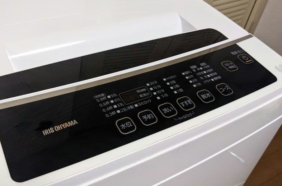2021年 美品 全自動洗濯機 6.0kg アイリスオーヤマ IAW-T602E