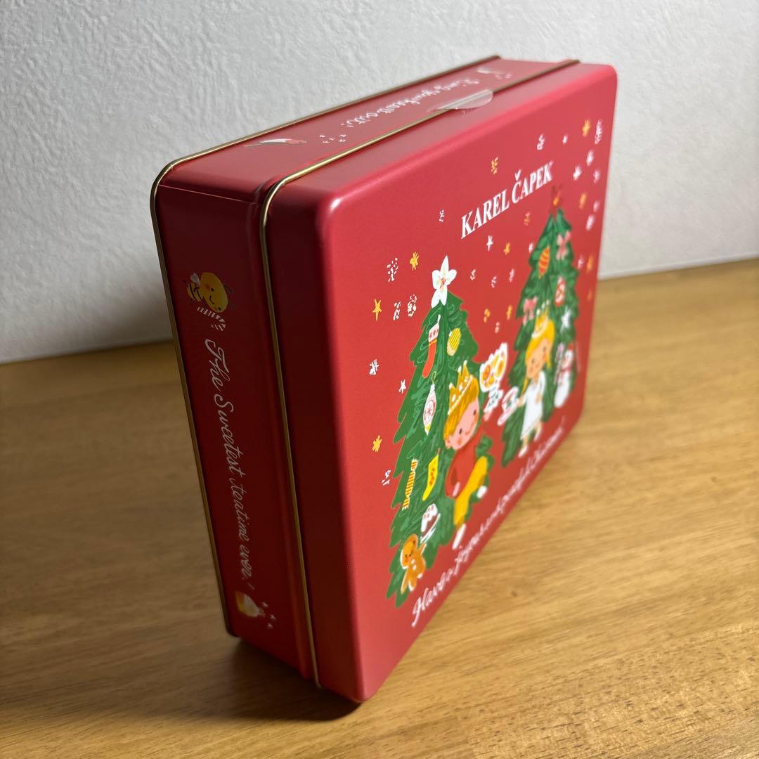 カレルチャペック クリスマスアドベント缶 2025ペコちゃんエコバッグ2種類4個