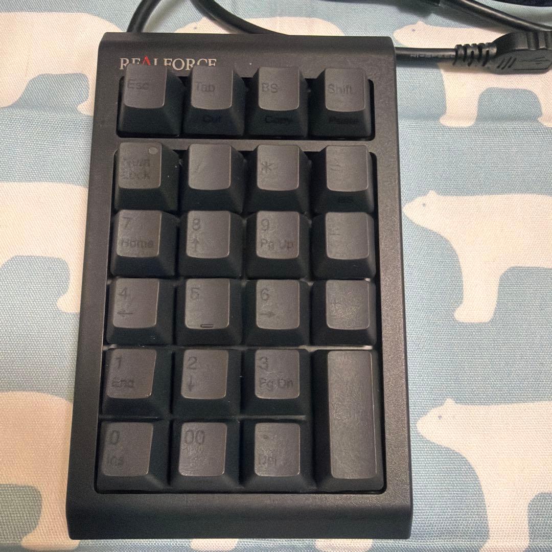 東プレ REALFORCEテンキー 23UB ブラック WC01B0