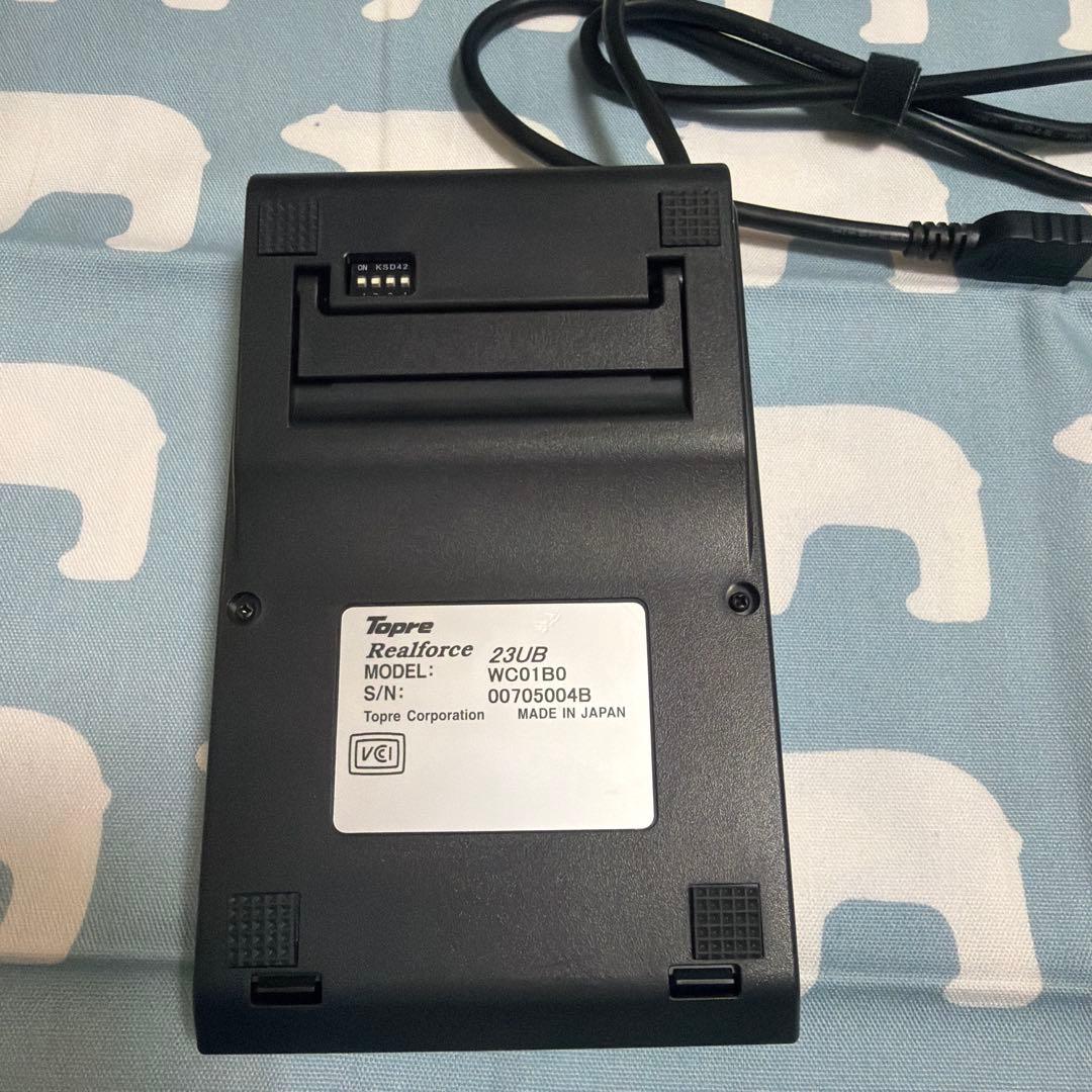 東プレ REALFORCEテンキー 23UB ブラック WC01B0