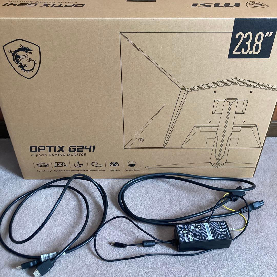 PCモニタ MSI Optix G242 144Hz IPS平面 23.8型