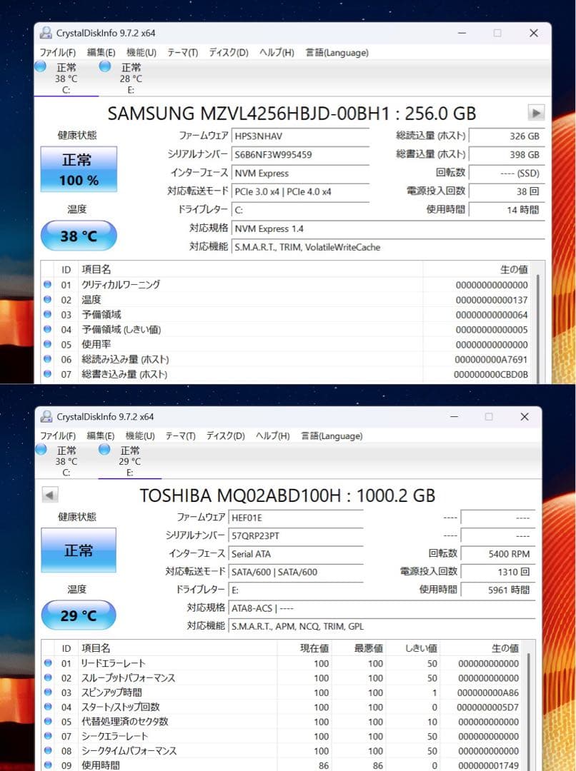 【極上品】レノボブリザードホワイト☘10世代i7☘NVMe256+1TB