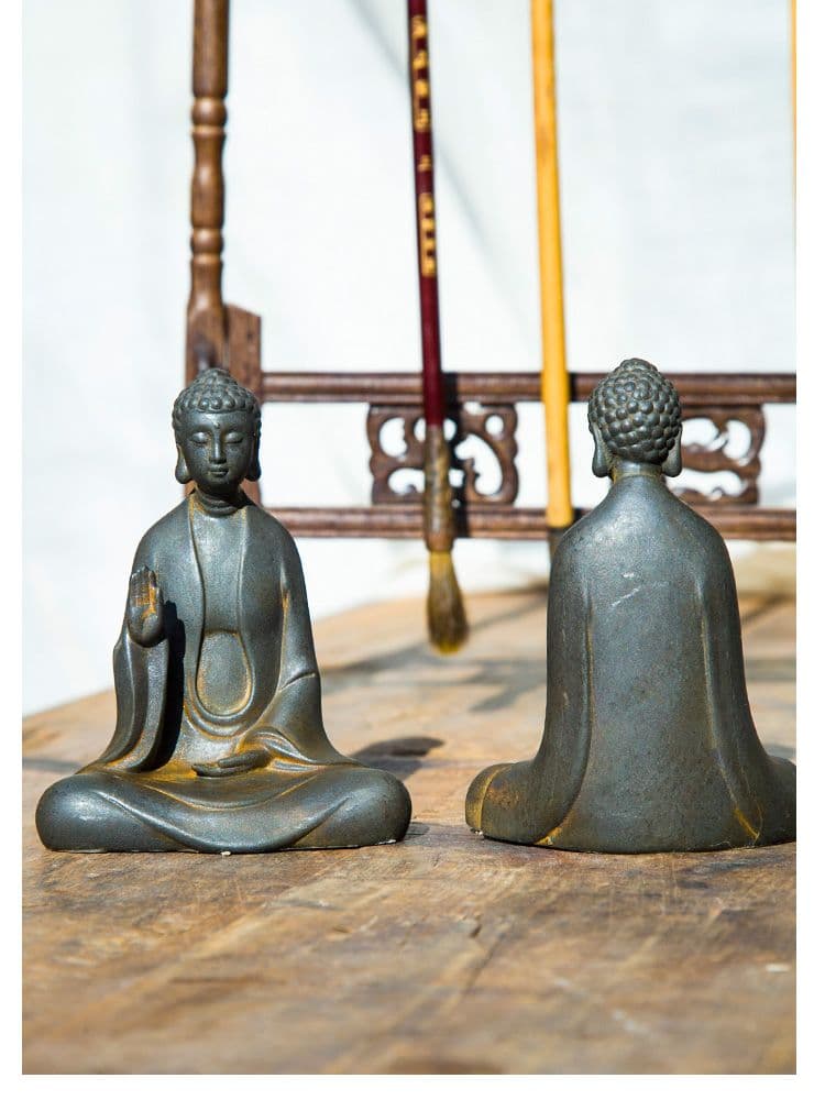 仏教美術 禅意 釈迦牟尼如来仏 北魏仏像 供仏 茶室 置物 装飾品 工芸品置物