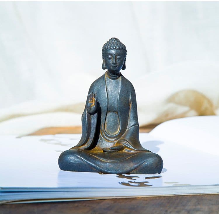 仏教美術 禅意 釈迦牟尼如来仏 北魏仏像 供仏 茶室 置物 装飾品 工芸品置物