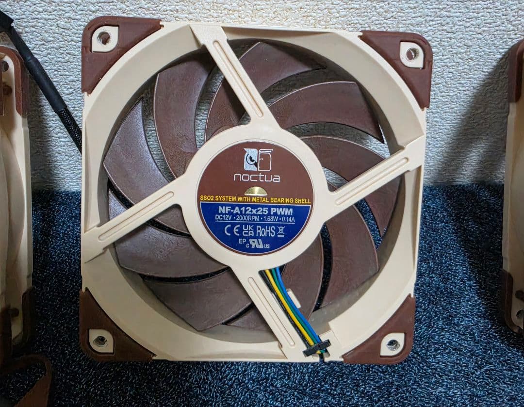 Noctua NF-A12x25 PWM(120mm)3枚セット