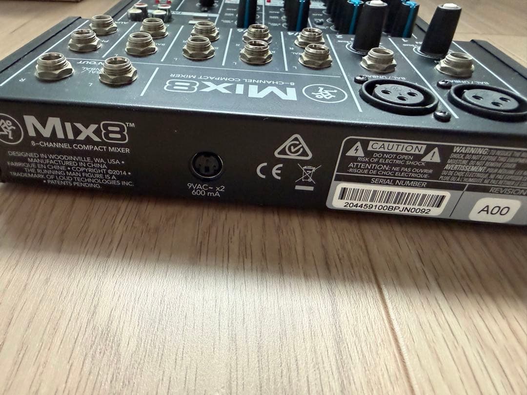mackie mix8 コンパクトミキサー
