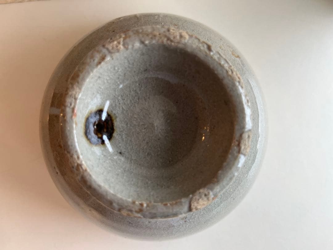 李朝　高麗茶碗　井戸茶碗　目跡
