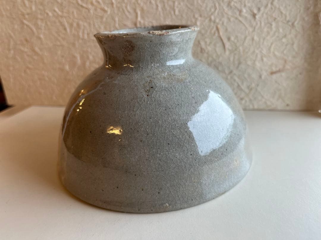李朝　高麗茶碗　井戸茶碗　目跡