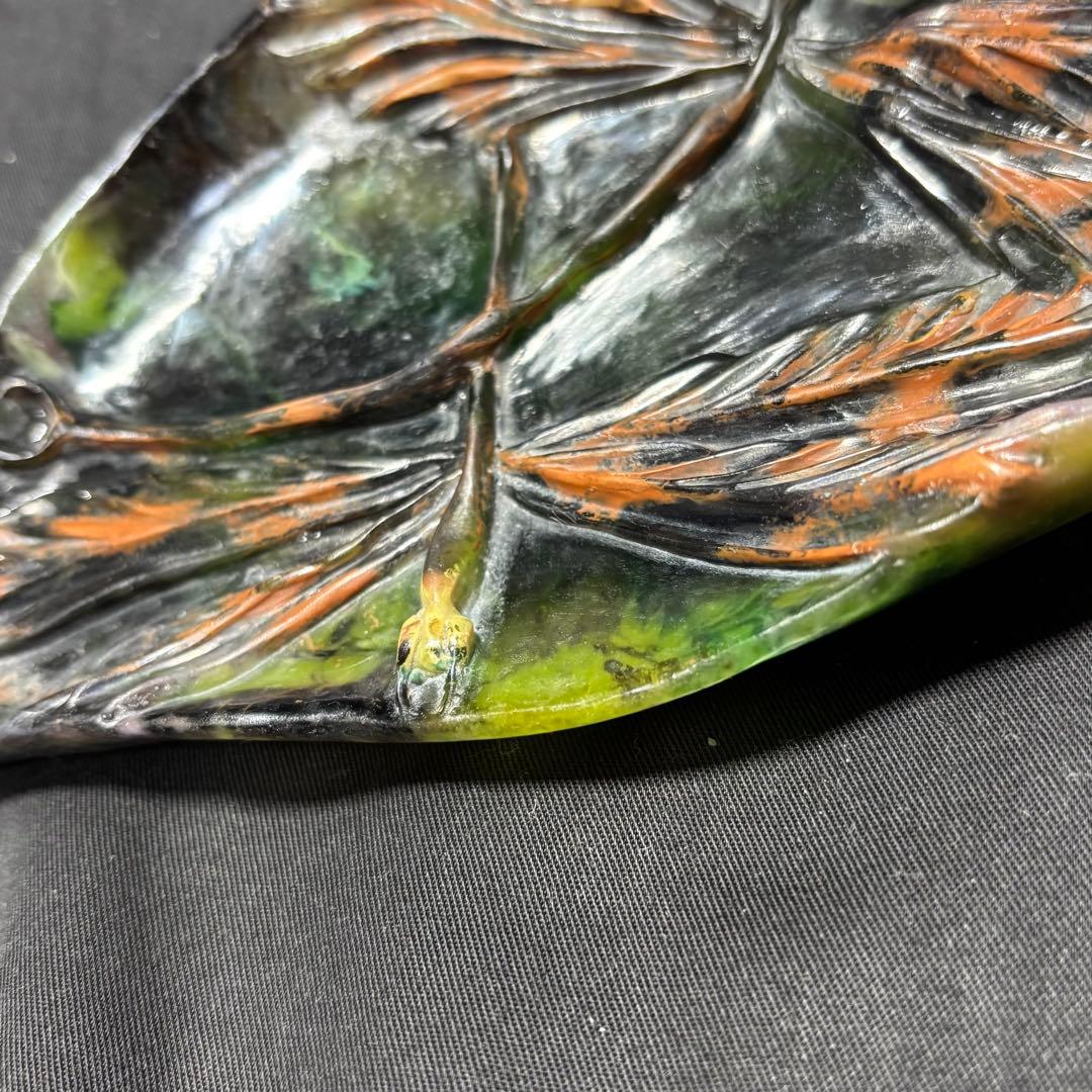 パートドヴェール　蜻蛉　皿　エミールガレ　アマルリックワルター
