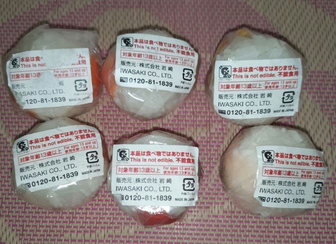 限定品　元祖食品サンプル屋　手毬寿司　マグネット　全6種　全種セット