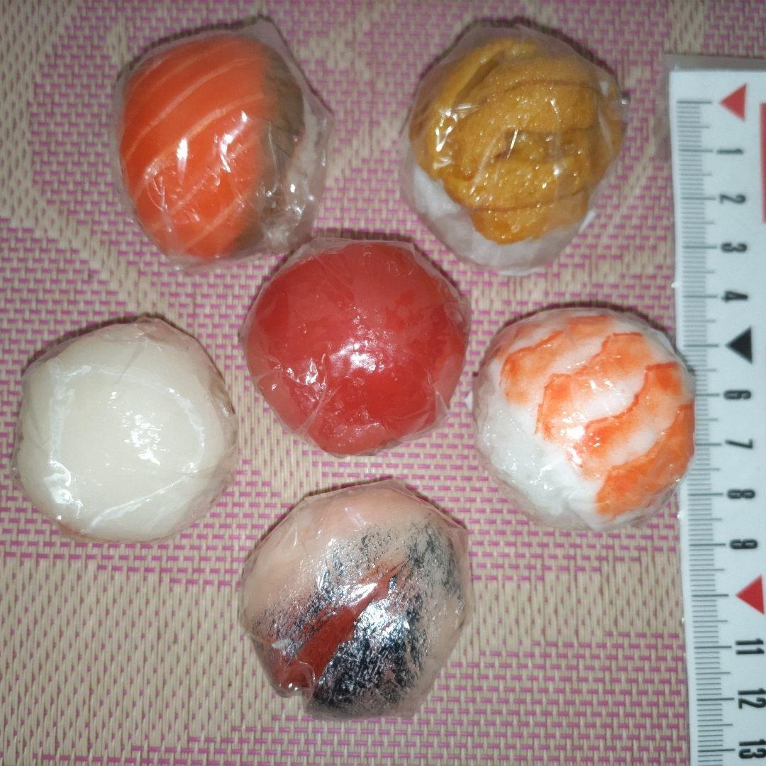 限定品　元祖食品サンプル屋　手毬寿司　マグネット　全6種　全種セット