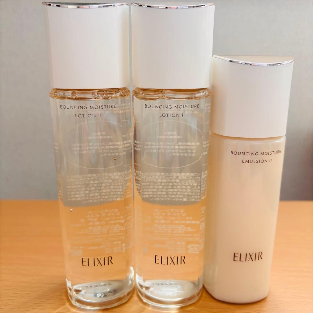 ELIXIR リフトモイスト ローション 化粧水 乳液　３点セット