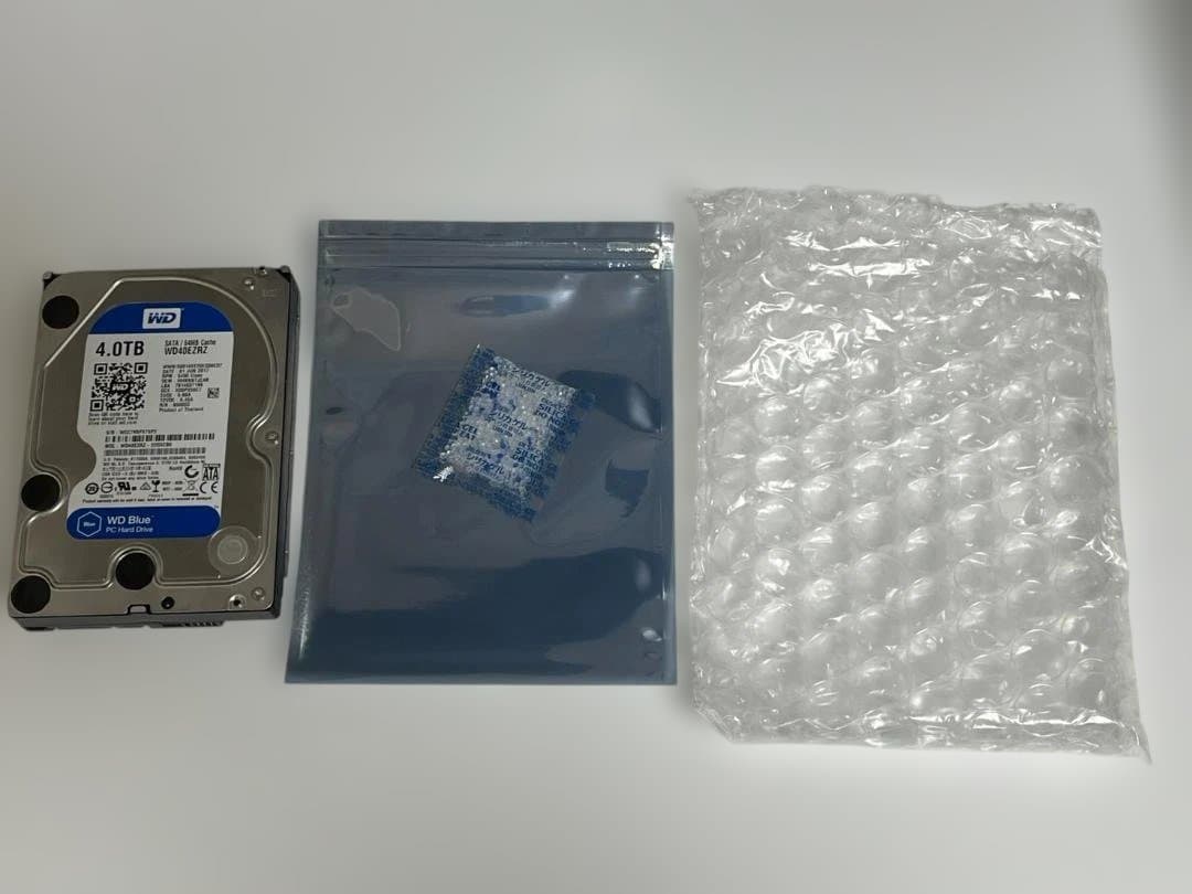 WD Blue WD40EZRZ 4.0TB ハードディスク 7台セット
