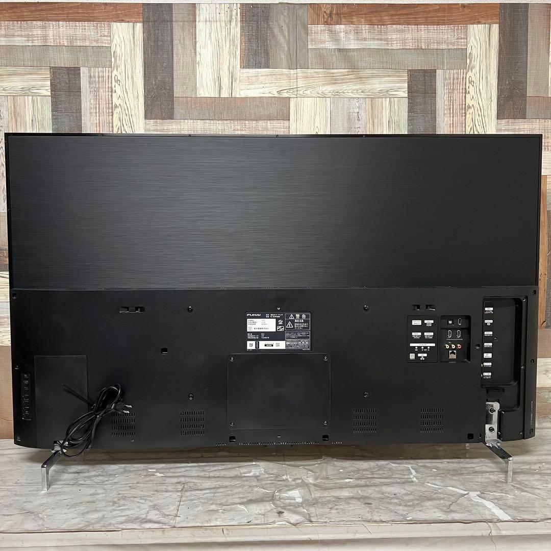 全国送料込❣️フナイ55型4Kテレビ録画機能付YouTube.Netflix視聴可