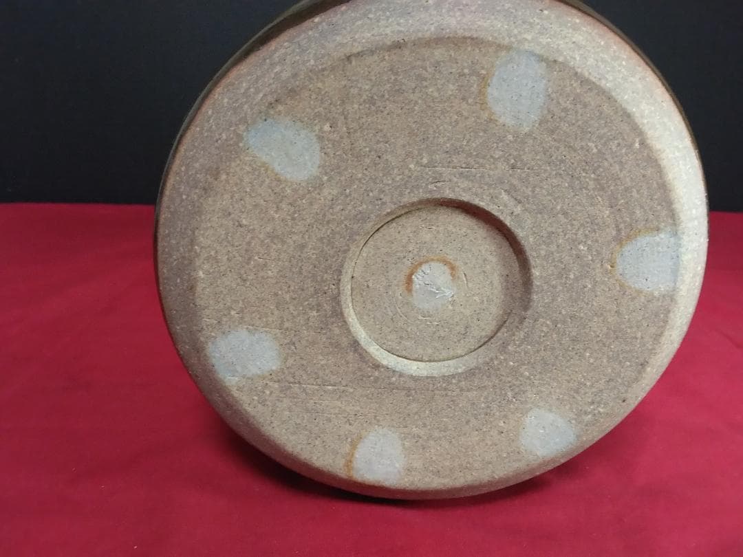 茶道具　瀬戸釉　西尾香斉　　水指　　一重口