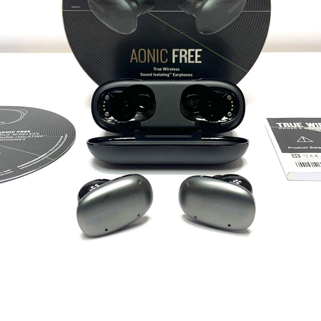 【ほぼ新品】SHURE シュア AONIC FREE SBE1DYBK1-A