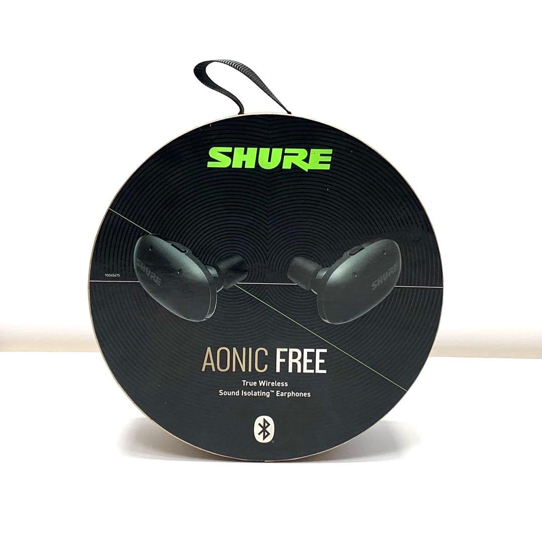 【ほぼ新品】SHURE シュア AONIC FREE SBE1DYBK1-A