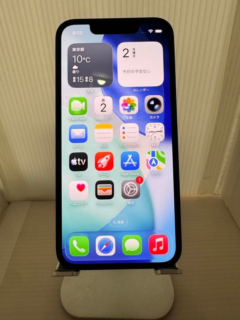 iPhone 13 mini 128GB ミッドナイト BT100%純正液晶