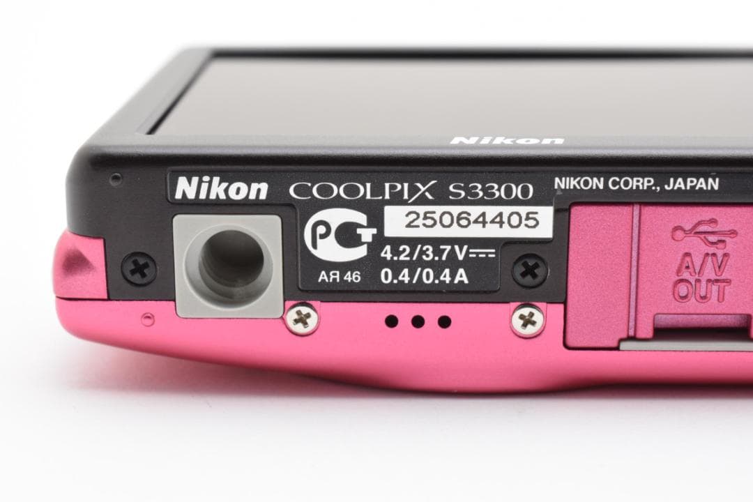 【極美品】Nikon COOLPIX S3300 ピンク　動作確認済