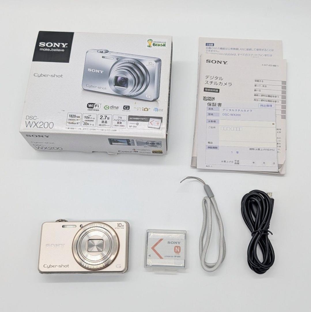 【良品】SONY Cyber−Shot DSC-WX200