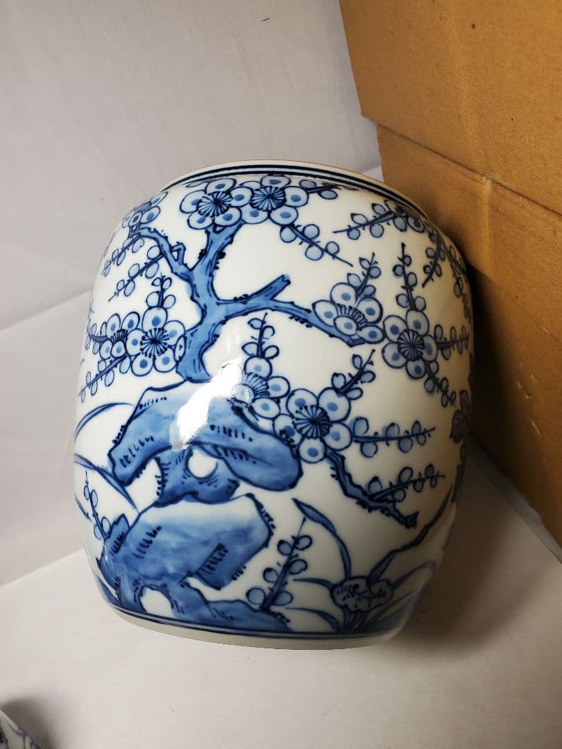保管品　茶道具　染付　皆具　平安白鳳