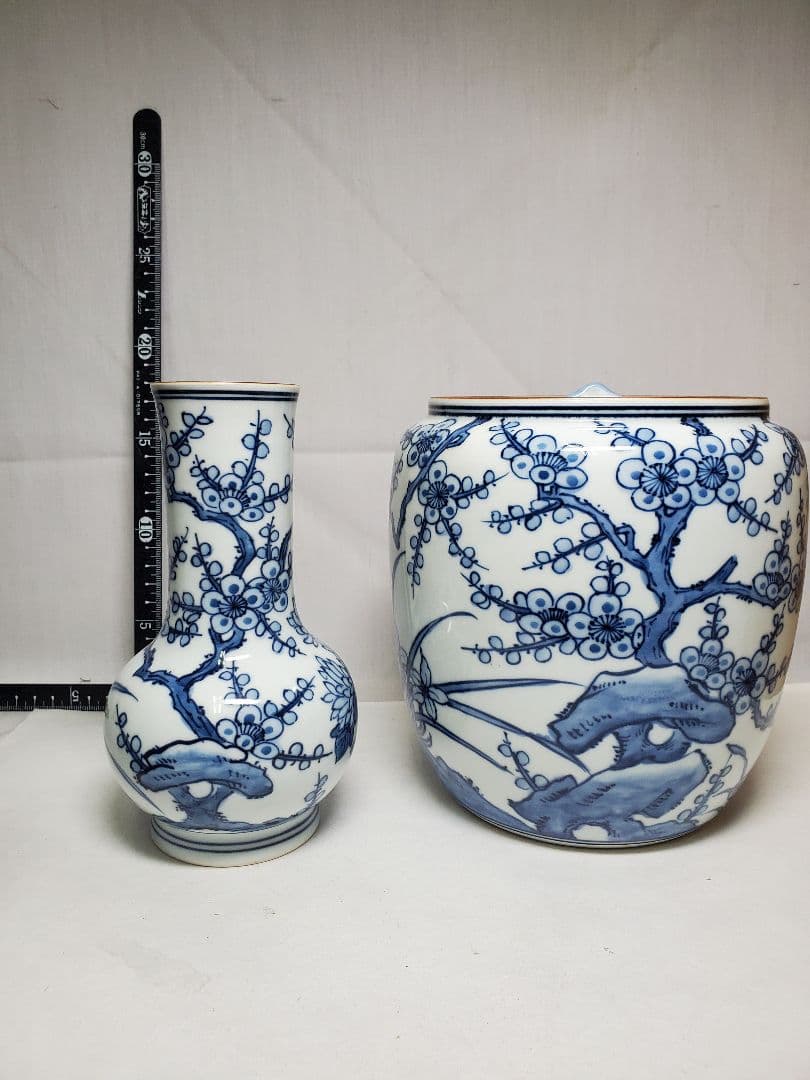 保管品　茶道具　染付　皆具　平安白鳳