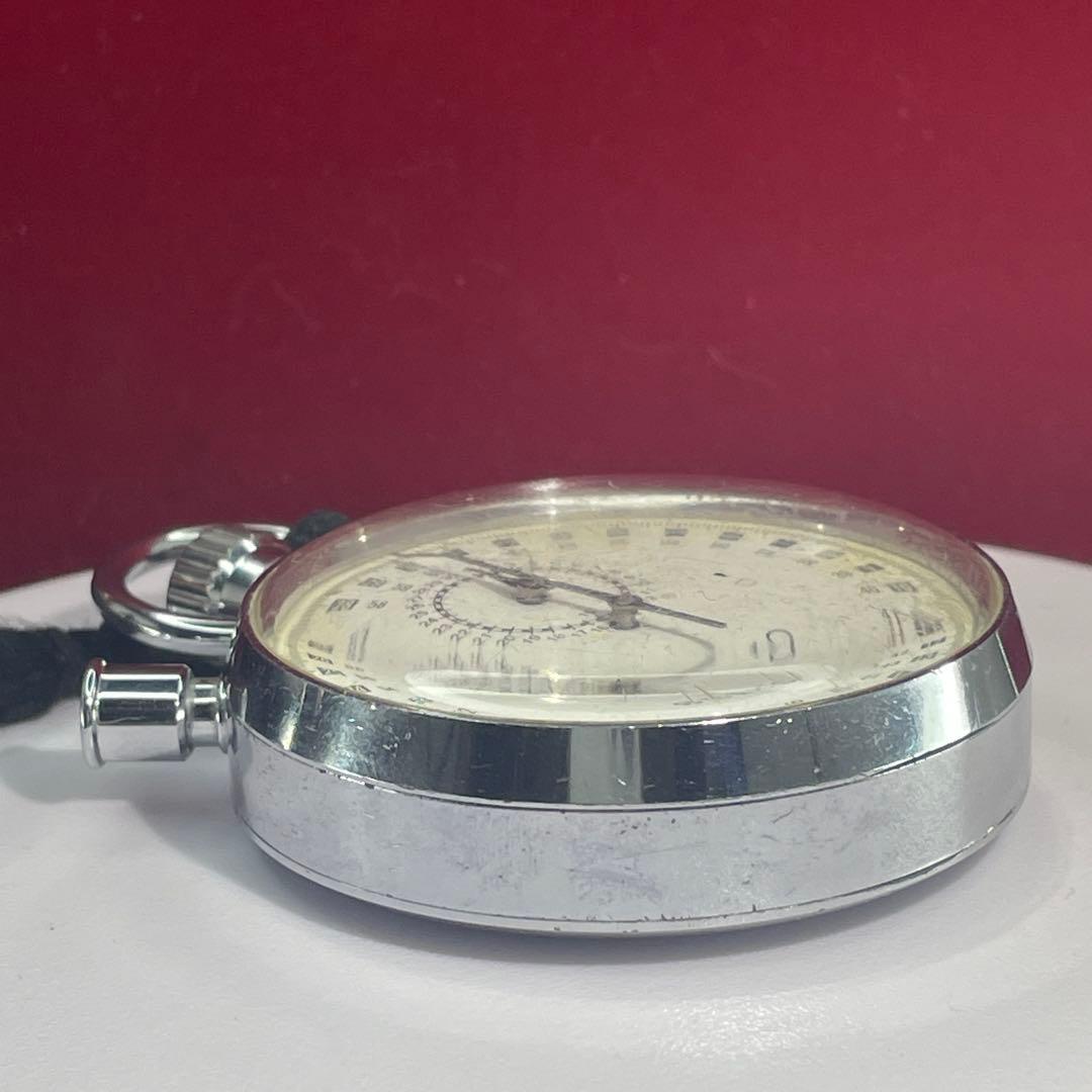 70s SEIKO ストップウォッチ 手巻 ブルースティール 青針 時計