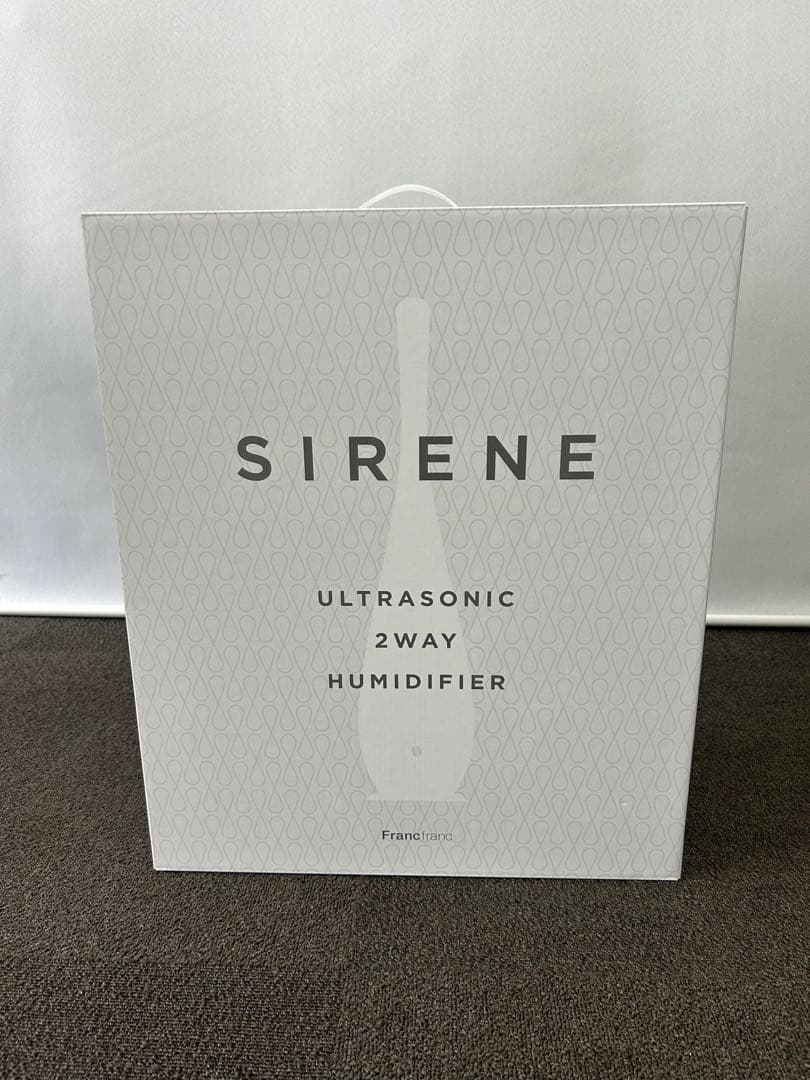 【美品】シレーヌ 加湿器ホワイト2024 Francfranc 置き型加湿器