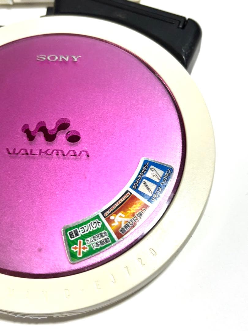 SONY CDウォークマン D-EJ720 動作品 リモコンイヤホン付き