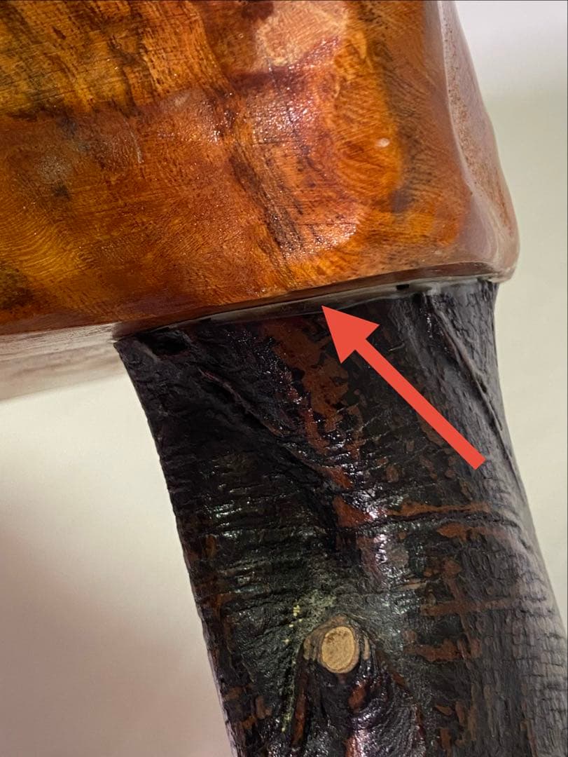 2868❣️ 天然ケヤキ一枚　ミニ　テーブル　希少