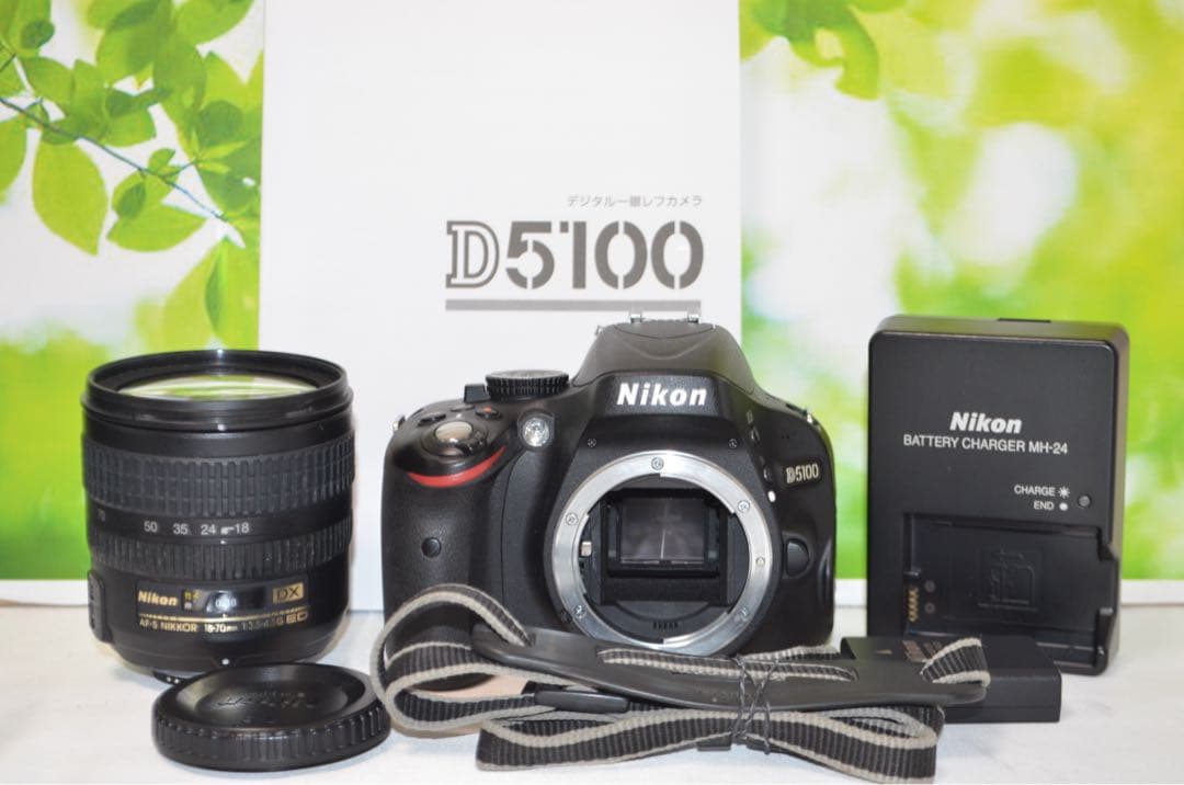 ❤初心者オススメ❤スマホ転送OK❤Nikon D5100❤自撮,動画OK❤