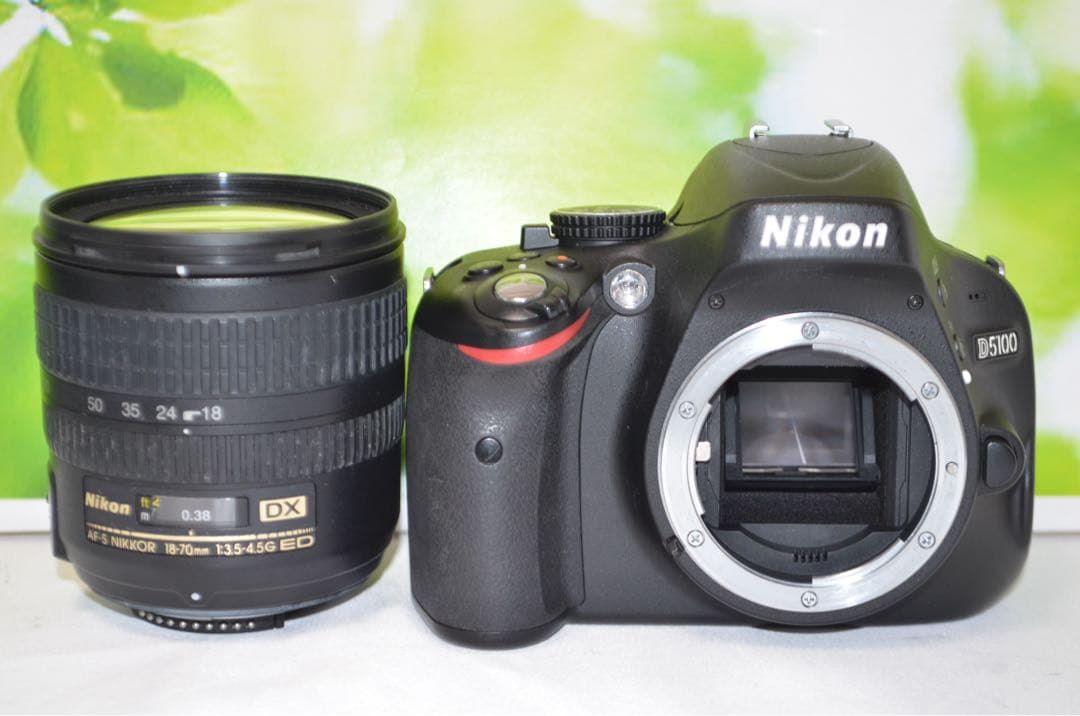 ❤初心者オススメ❤スマホ転送OK❤Nikon D5100❤自撮,動画OK❤