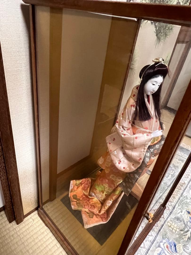 市松人形　京友禅　三陽作