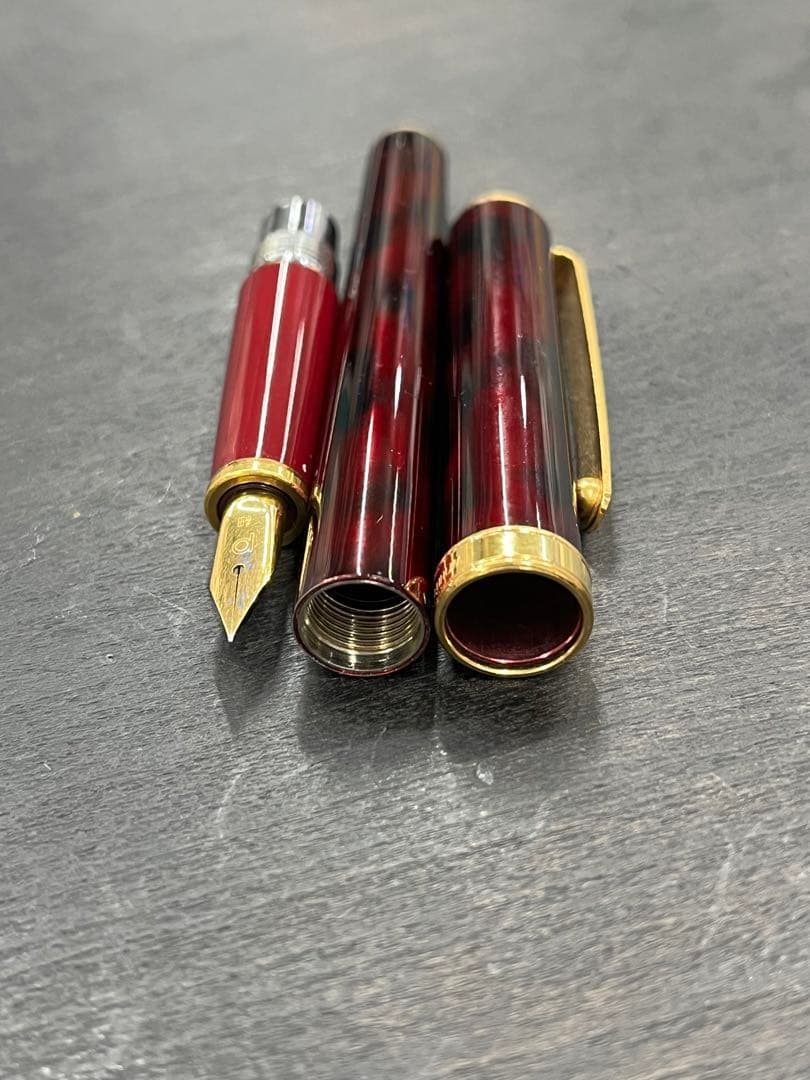 PLATINUM プラチナ　万年筆　細　刻印なし　筆記具　文房具