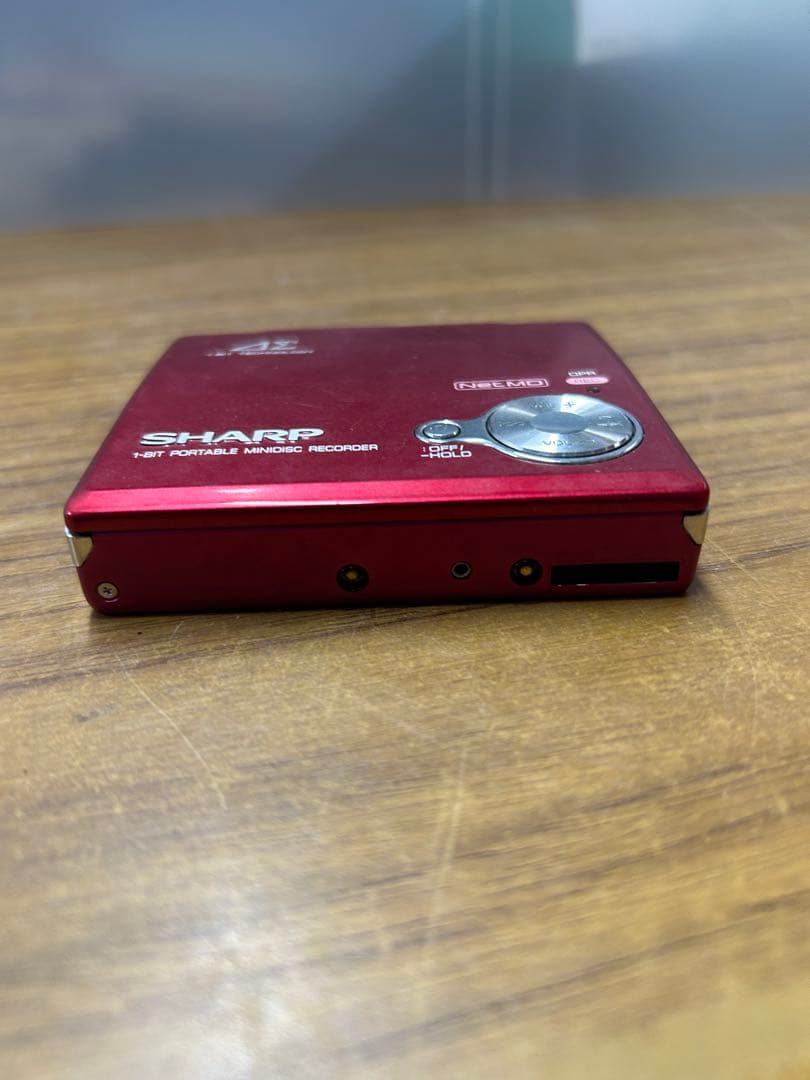 【ジャンク】SHARP 1bitポータブルMDレコーダー IM-DR80-R