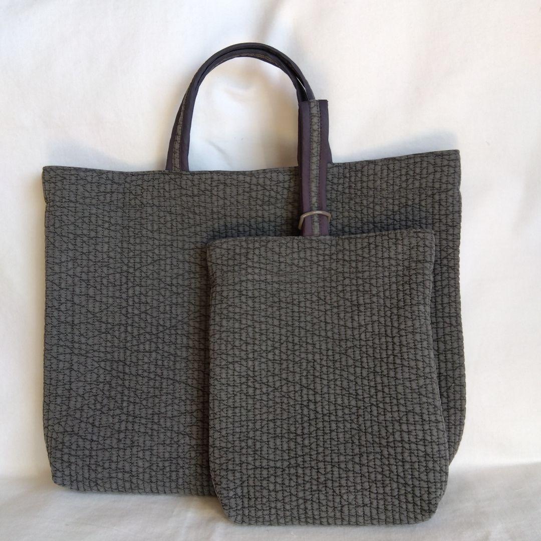 くすみピンク☆レッスンバッグ 上履き入れ 2点セット☆ ヌビバッグ 入学