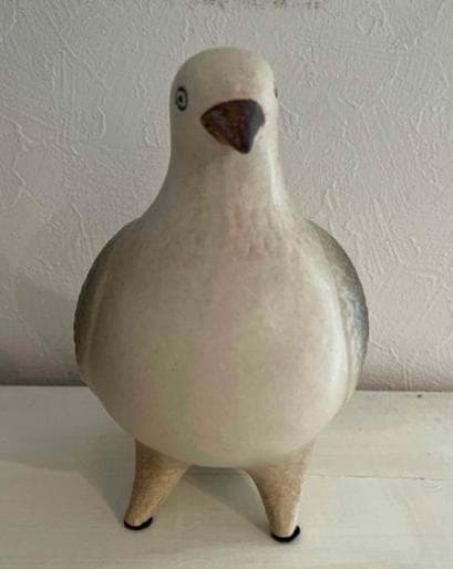 陶器製 鳩の置物