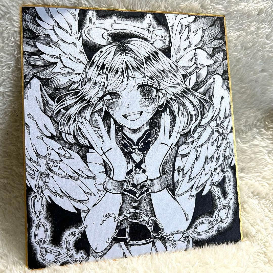 【原画】オリジナル アナログ 手描き イラスト ハンドメイド