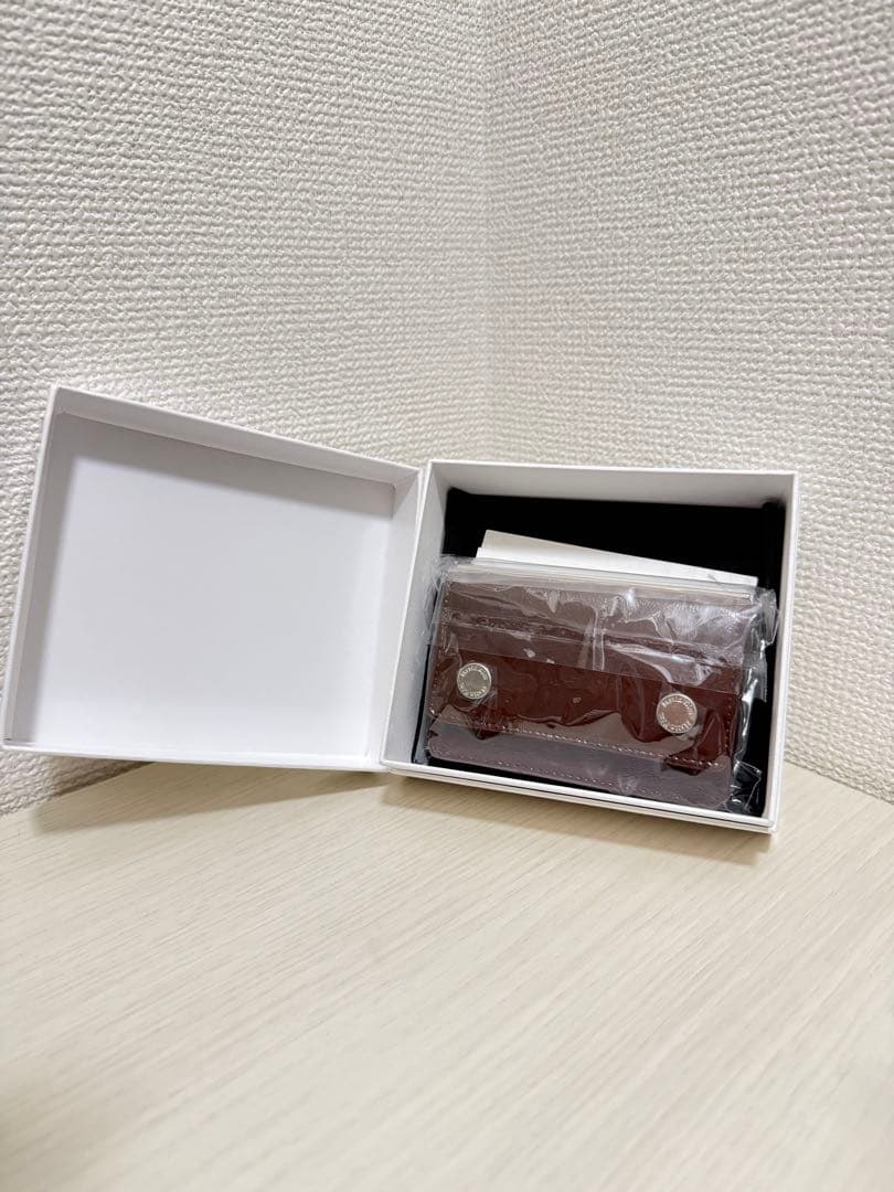 Matin Kim CardWallet　レッドブラウン