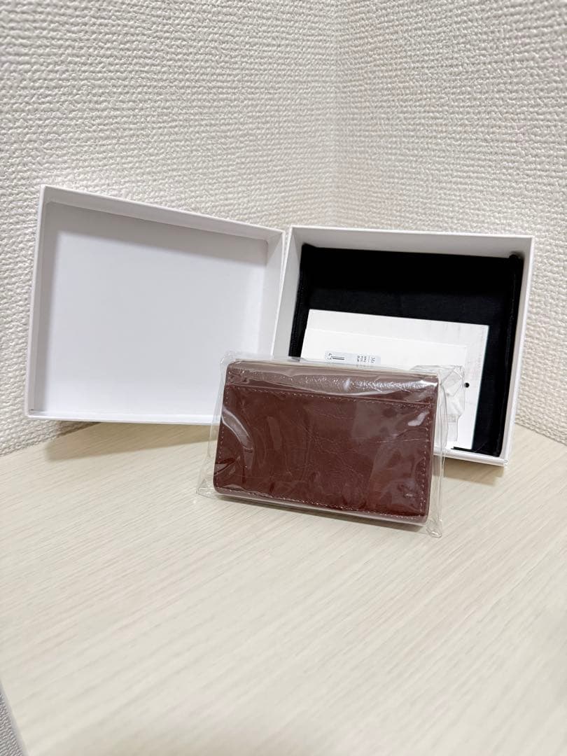 Matin Kim CardWallet　レッドブラウン