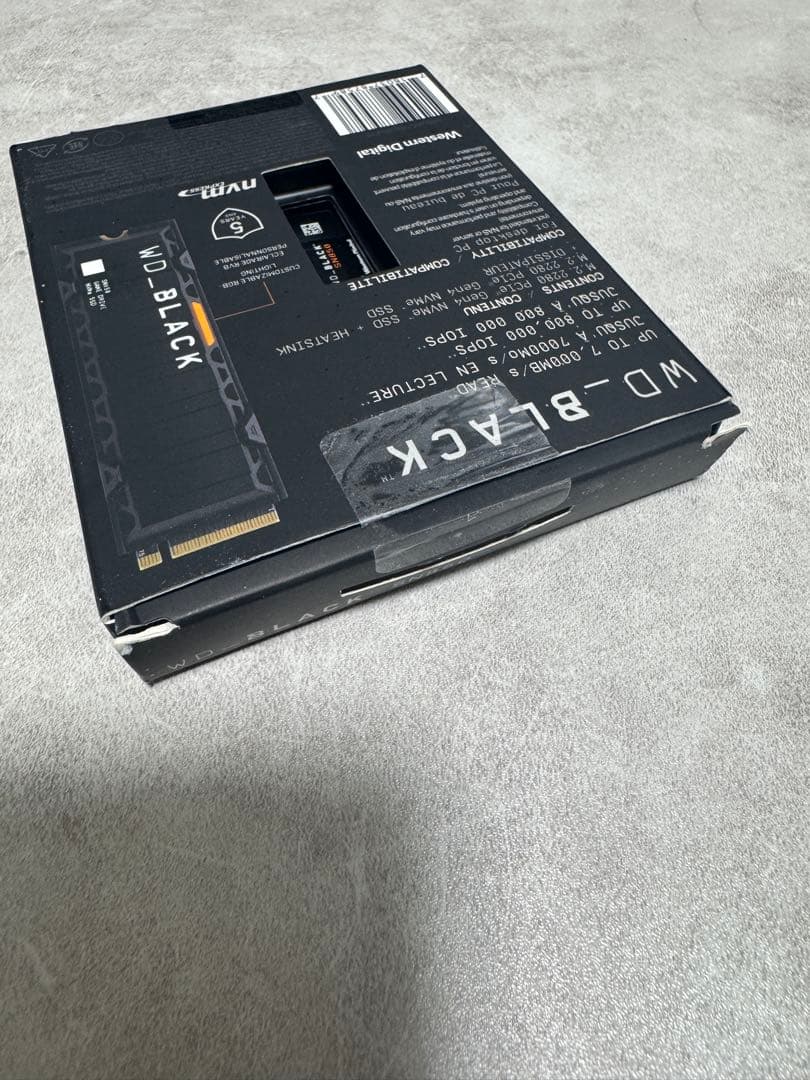 内蔵型SSD m.2ssd WD_BLACK 500GB