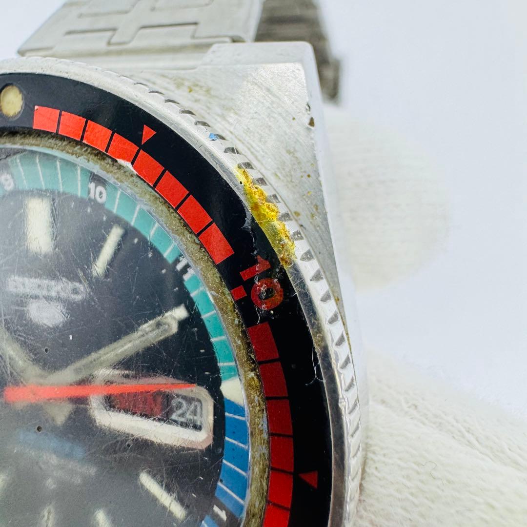 ✨SEIKO✨セイコー5✨6119-6050✨スポーツ✨ブラック文字盤✨腕時計✨