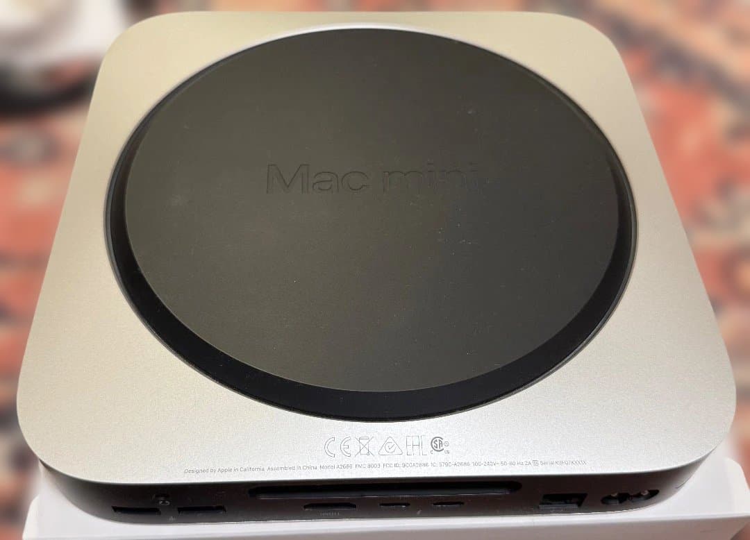 Apple Mac mini 2023（M2チップ）