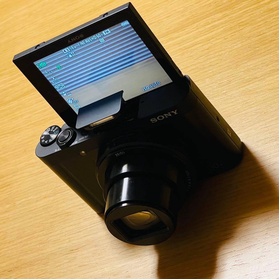 【良品】ソニー DSC-WX500 コンパクトデジタルカメラ ブラックWi-Fi