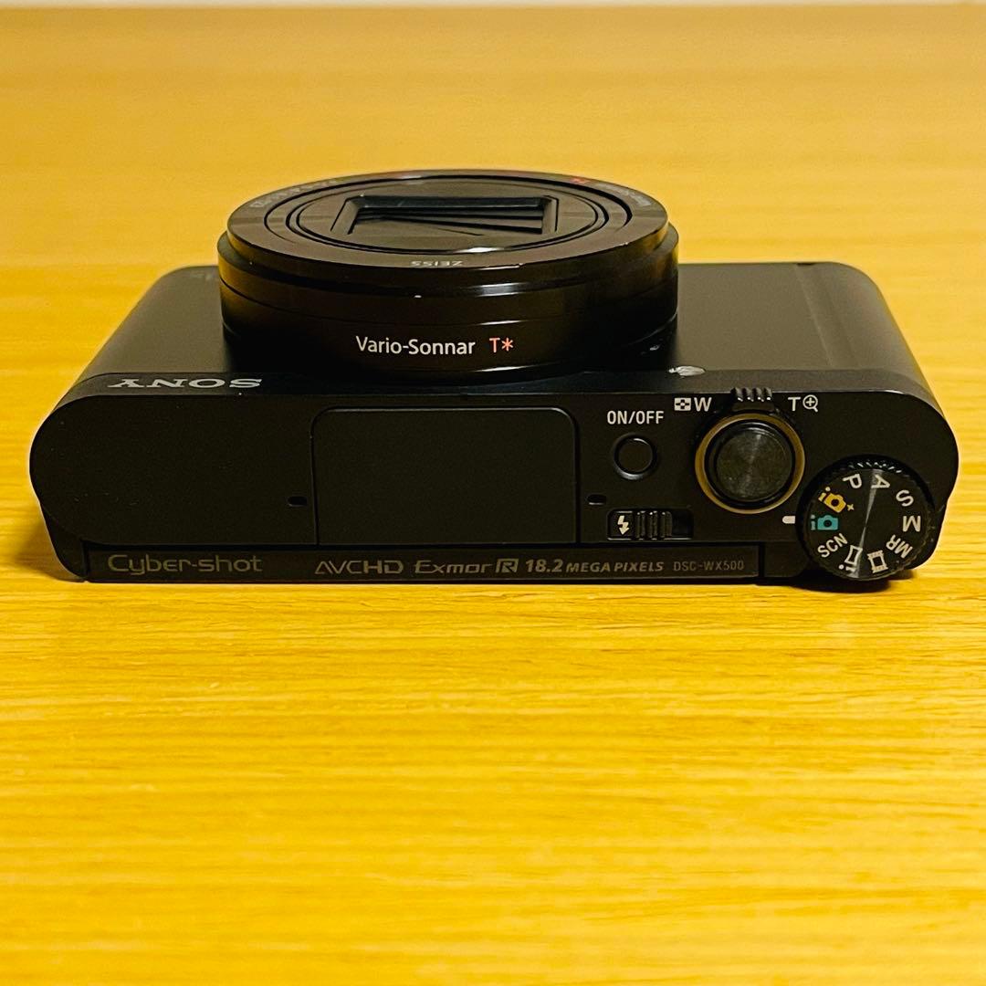 【良品】ソニー DSC-WX500 コンパクトデジタルカメラ ブラックWi-Fi