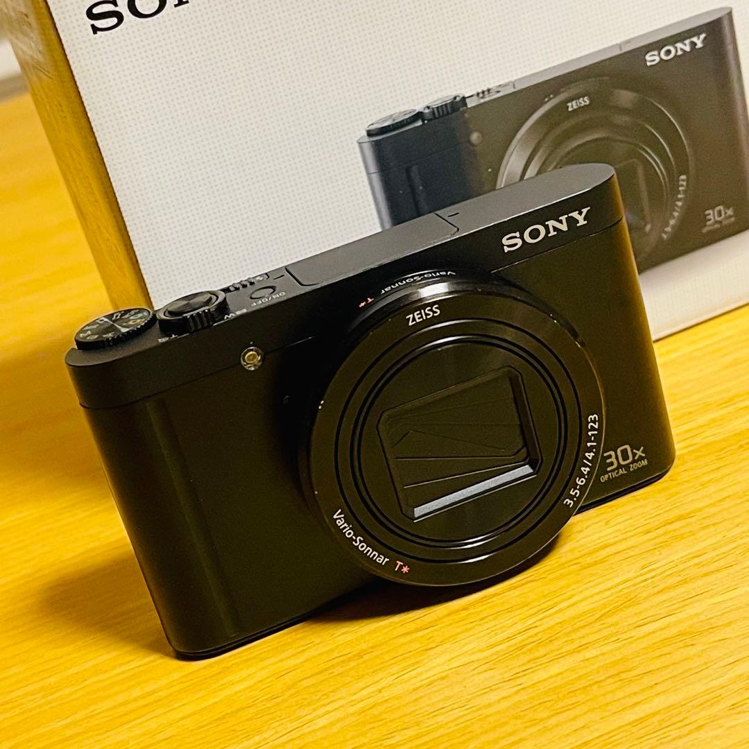 【良品】ソニー DSC-WX500 コンパクトデジタルカメラ ブラックWi-Fi